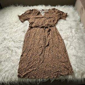 NWT Ann Taylor Leopard Print Sheath Dress‎